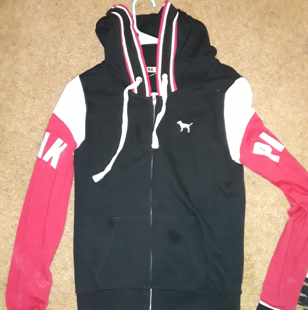 Pink hoodie